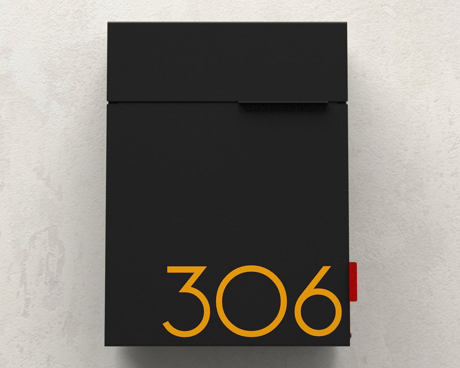 andrew b vsons design modern mailbox#color_black