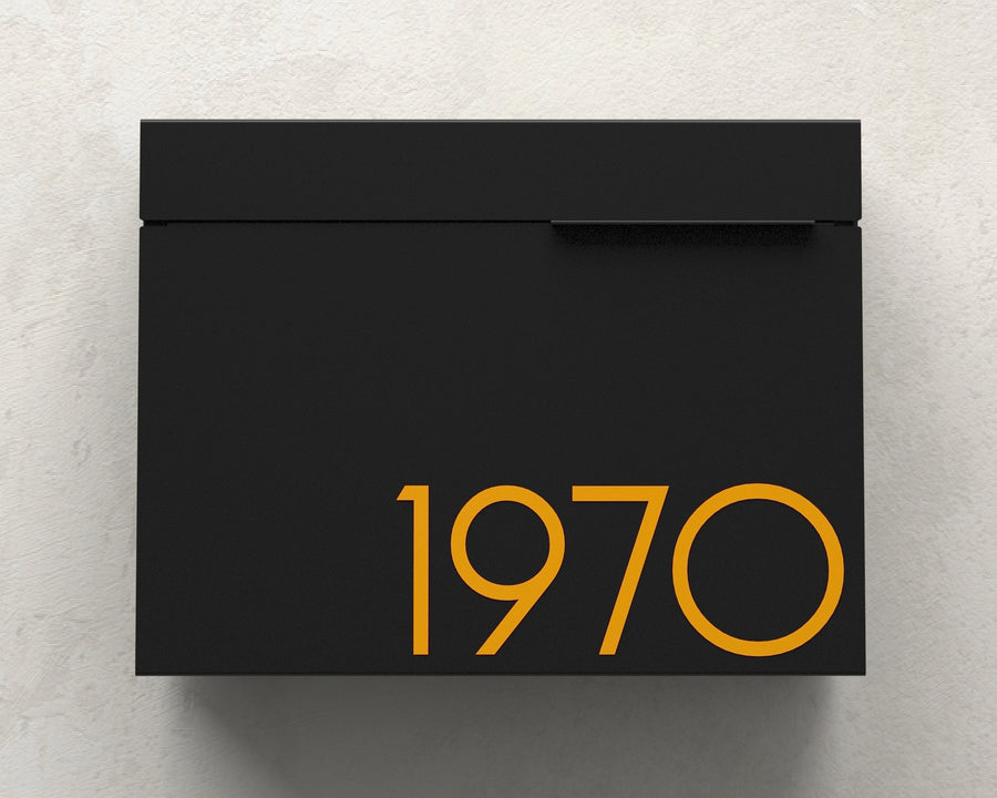 louis modern mailbox vsons design black#color_black