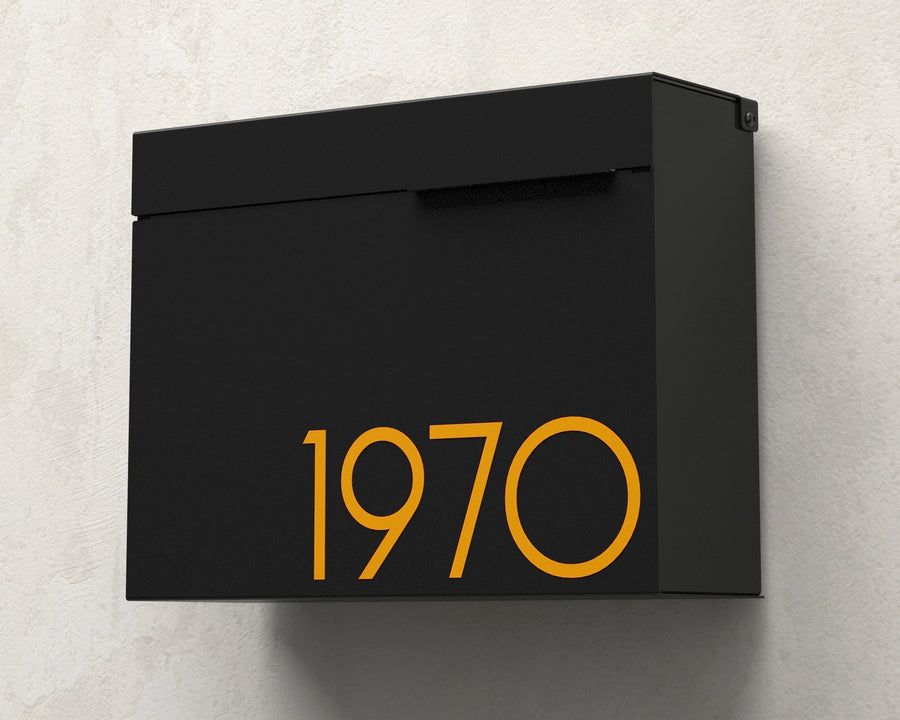 louis modern mailbox vsons design black#color_black