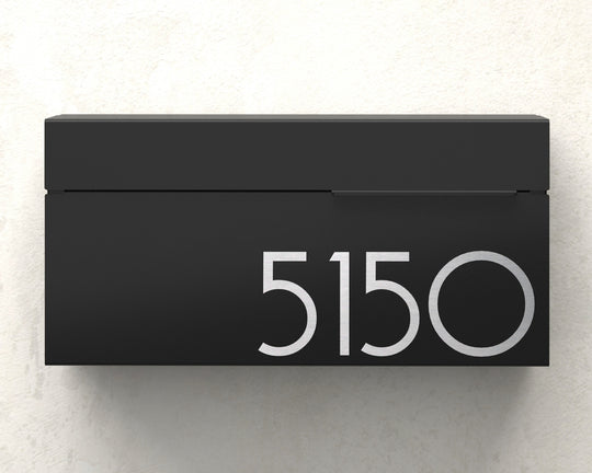 Louis - Stainless Steel Modern and Contemporary Mailbox by Vsons Design#color_black