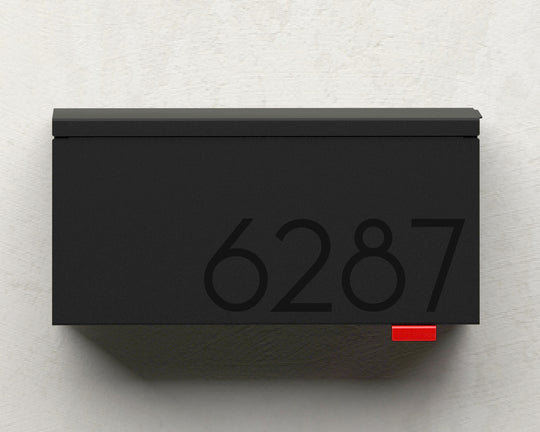 Matt - boîte aux lettres ultra moderne en aluminium résistante aux intempéries