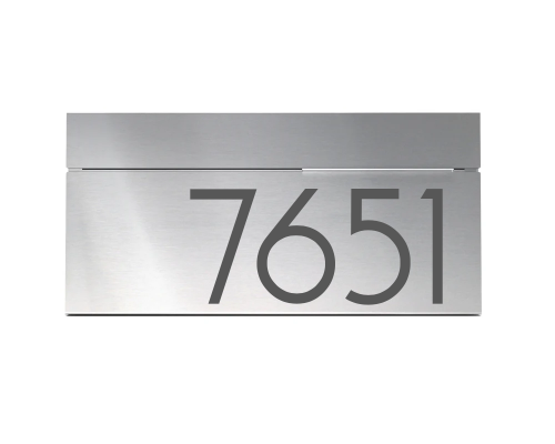 Louis - Stainless steel modern and contemporary mailbox