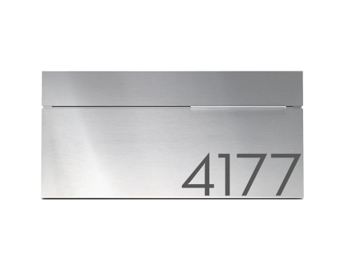 Louis - Stainless steel modern and contemporary mailbox