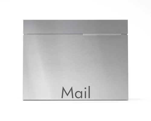 Mitch - Stainless steel modern and contemporary mailbox