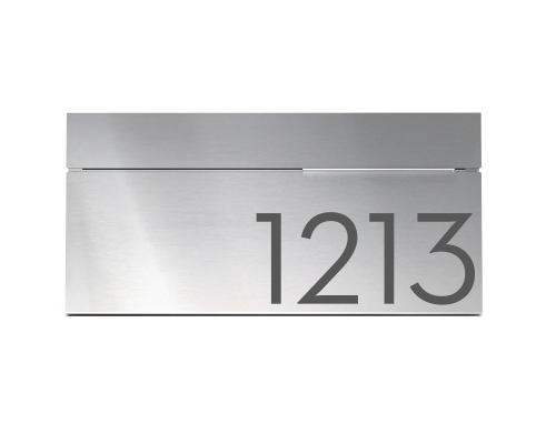 Louis - Stainless steel modern and contemporary mailbox