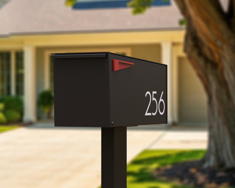 Era B modern mailbox vsons design#color_black