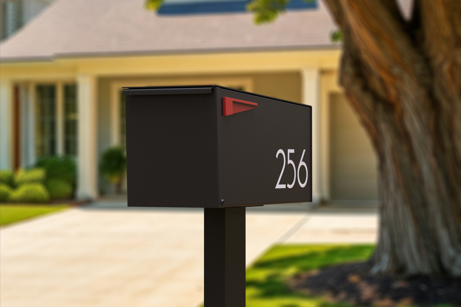 Era B modern mailbox vsons design#color_black