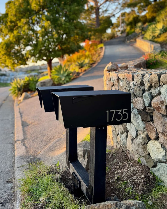 Vsons mailbox installed on a modern home