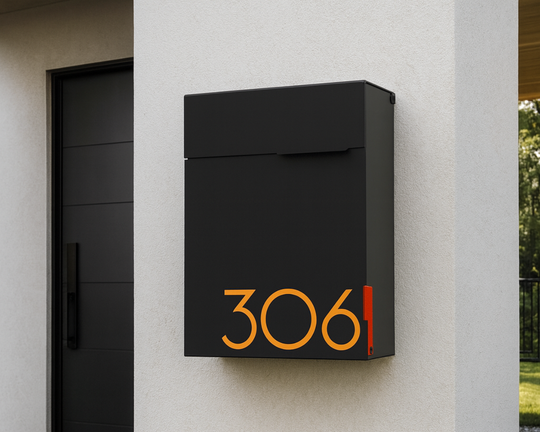 andrew b vsons design modern mailbox#color_black