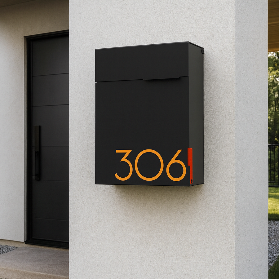 andrew b vsons design modern mailbox#color_black