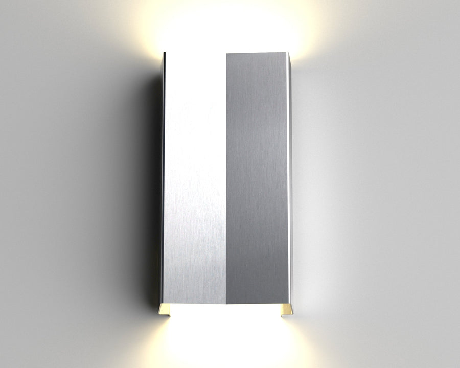 Lumina Origami outdoor light- Marine Grade brushed stainless steel