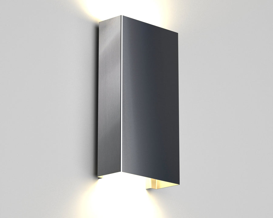 Lumina squared outdoor light- Marine Grade Brushed stainless steel