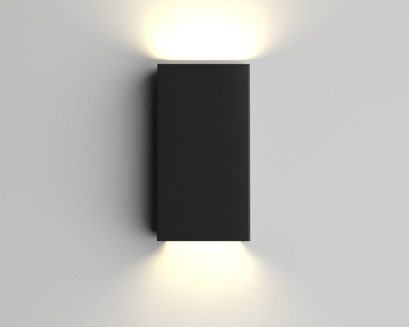 Luminaire extérieur carré Lumina - noir