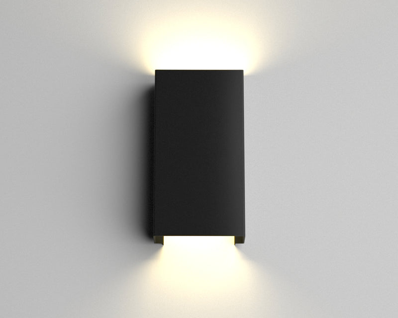 Luminaire extérieur carré Lumina - noir