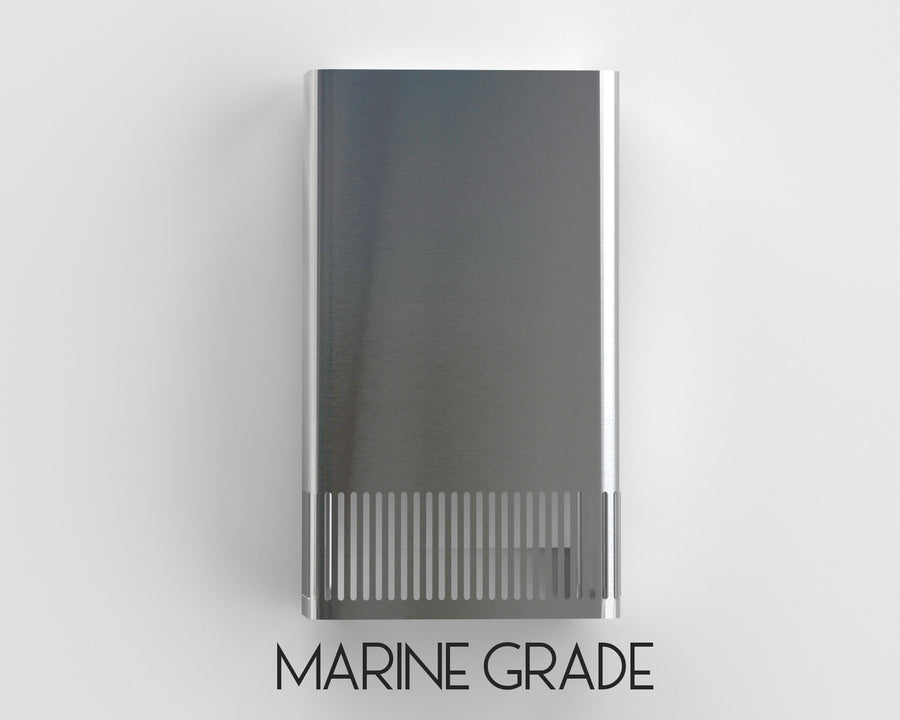 Lumina designer outdoor light- Marine Grade Brushed stainless steel