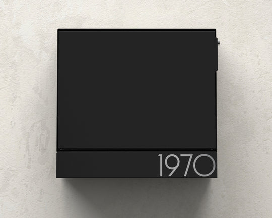 Mia Deluxe - boîte aux lettres moderne en acier inoxydable