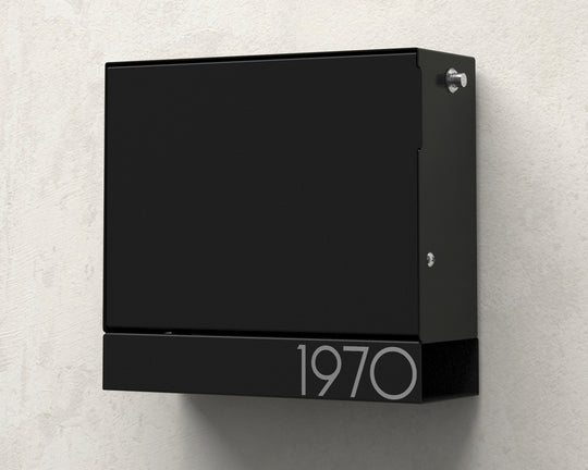 Mia Deluxe - boîte aux lettres moderne en acier inoxydable - alternate view