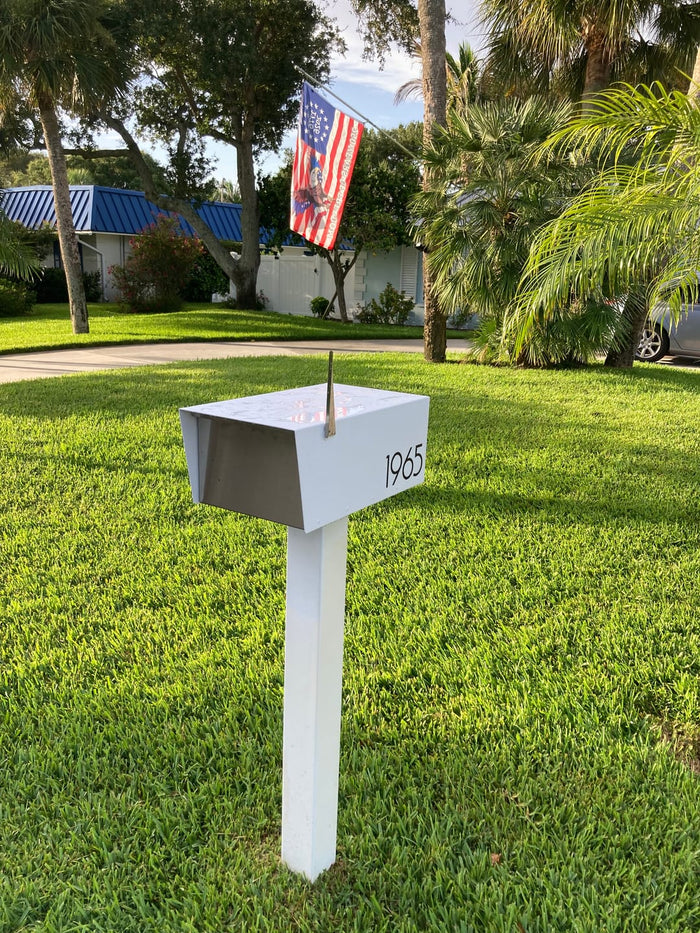 Vsons mailbox installed on a modern home