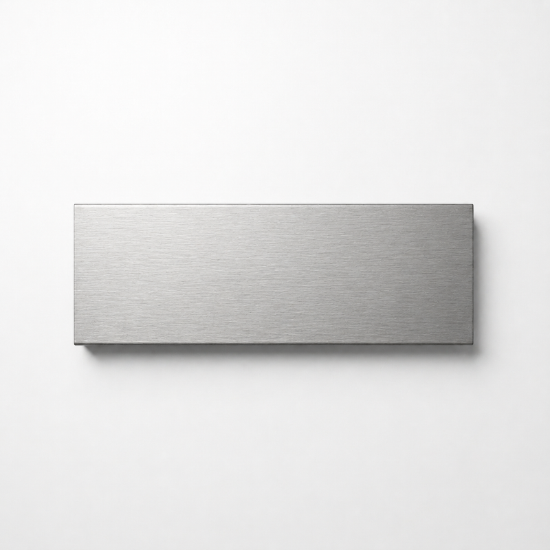 Engravable Address Plaque — Modern House Number Sign, 17″ × 6″