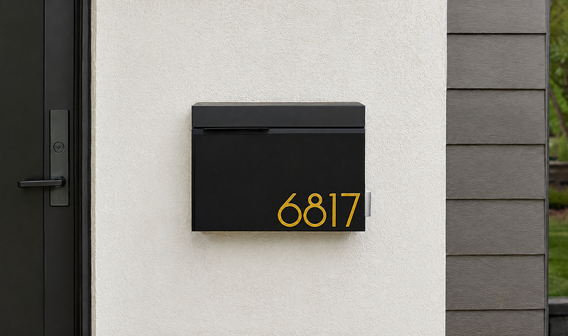 sophia modern mailbox vsons design#color_black