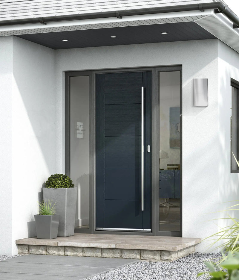 Luminaire extérieur carré Lumina - Acier inoxydable brossé