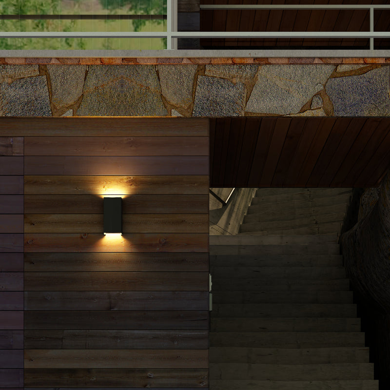 Lampe d'extérieur Lumina Origami - noire