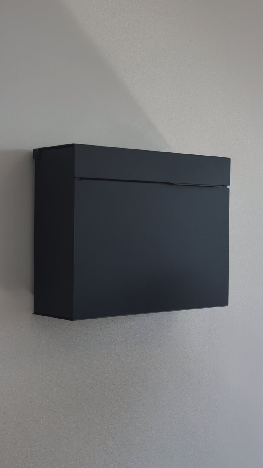 Mitch - Stainless steel modern and contemporary mailbox