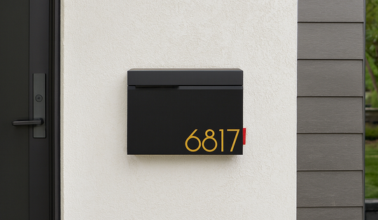 sophia modern mailbox vsons design#color_black - alternate view