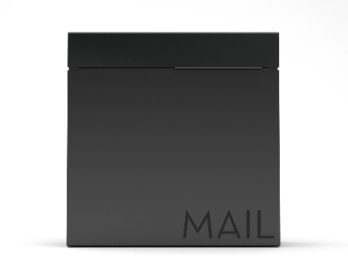 Martin B Square - Aluminum modern and contemporary mailbox