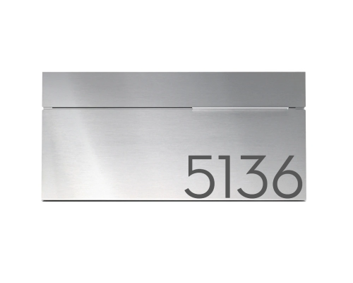 Louis - Stainless steel modern and contemporary mailbox