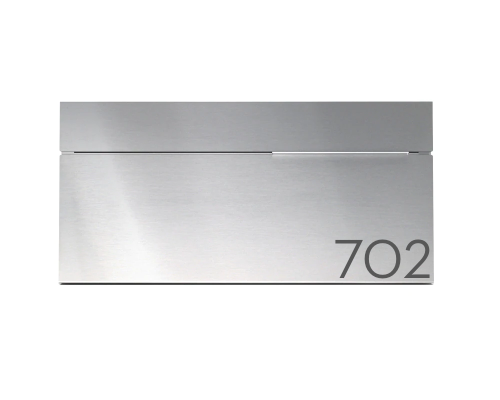 Louis - Stainless steel modern and contemporary mailbox