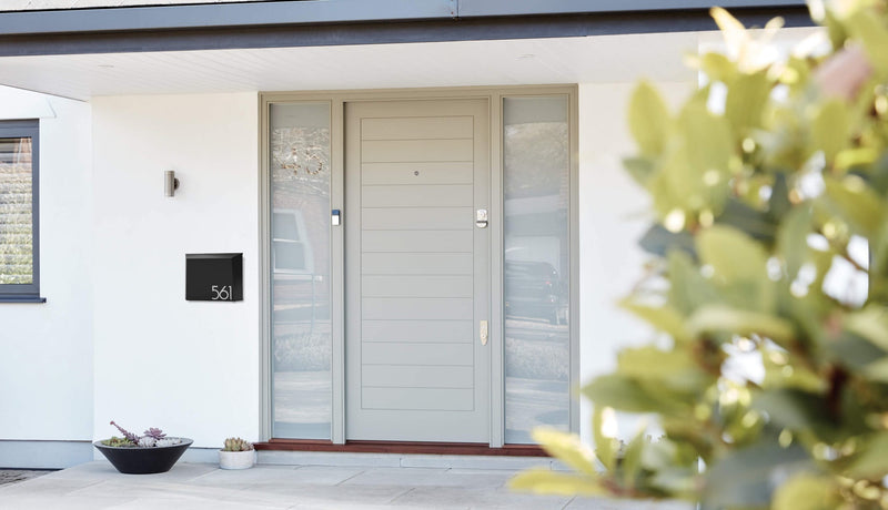 ANGEL modern mailbox vsons design black#color_black