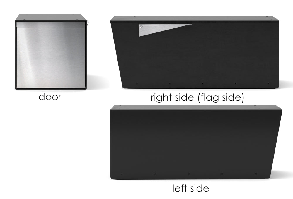 Anthony Modern Aluminum Post-Mount Mailbox — USPS Approved, Rust-Free