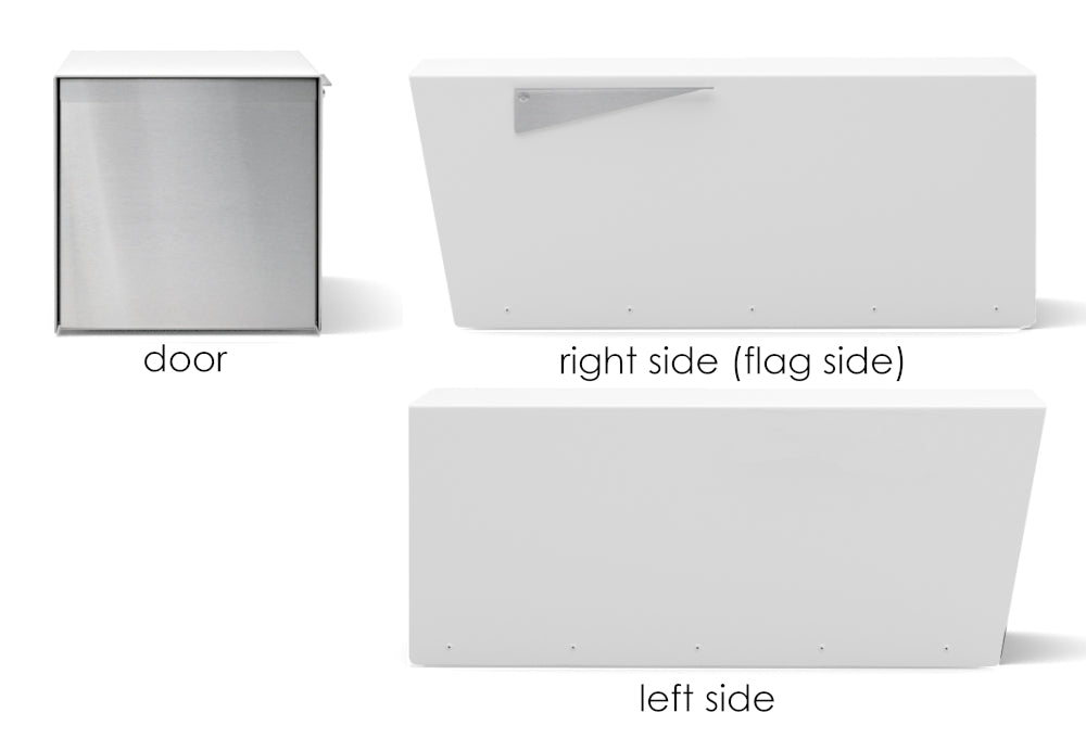 Anthony Modern Aluminum Post-Mount Mailbox — USPS Approved, Rust-Free