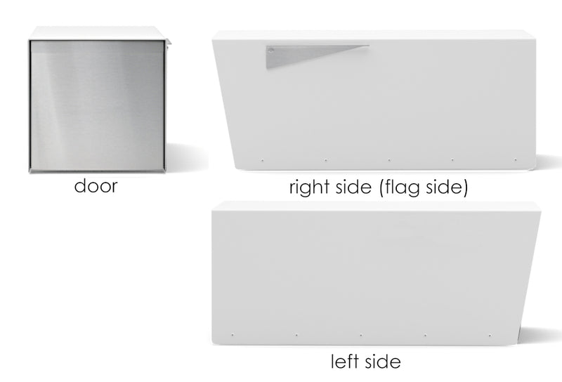 Anthony Modern Aluminum Post-Mount Mailbox — USPS Approved, Rust-Free