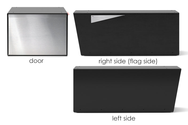 Jeremy Modern Aluminum Post-Mount Mailbox | USPS Approved & Rust-Free