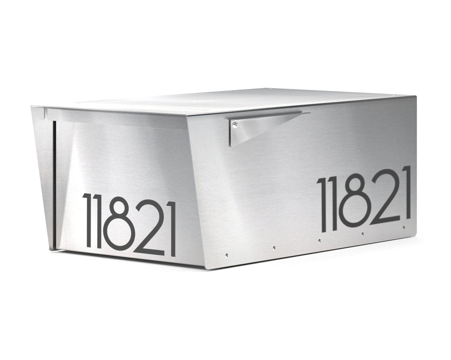 jeremy modern mailbox vsons design#color_stainless-steel