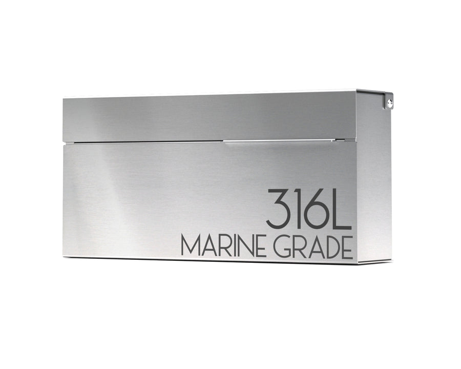 louis modern mailbox vsons design#color_marine-grade-stainless-steel