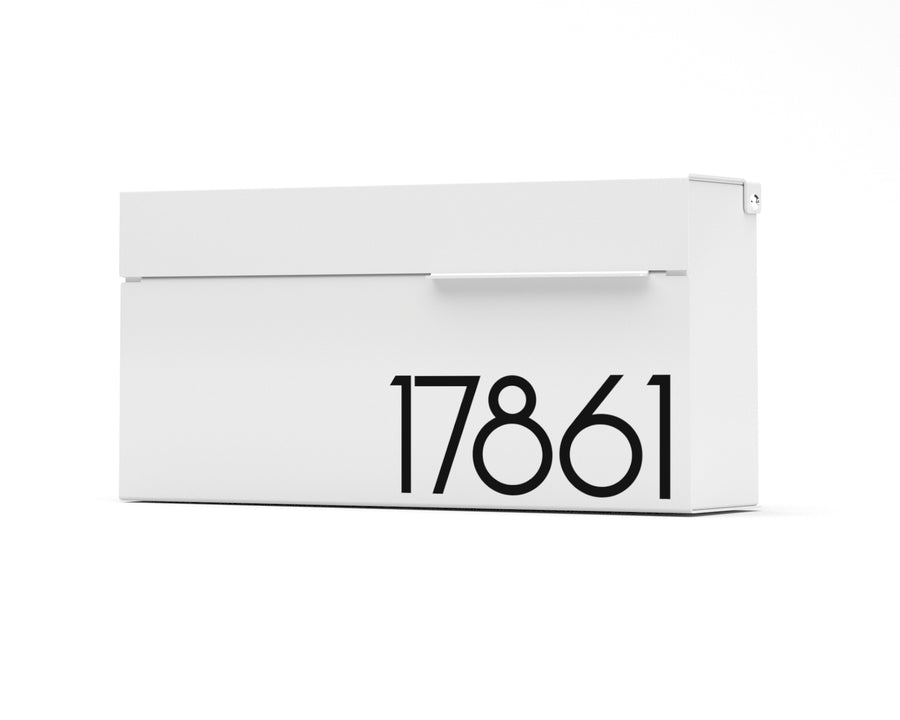 louis modern mailbox vsons design black#color_white