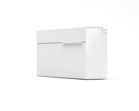 louis modern mailbox vsons design black#color_white - alternate view