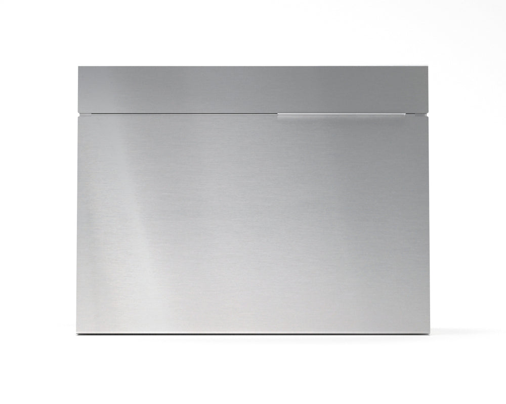 mitch modern mailbox vsons design#color_stainless-steel