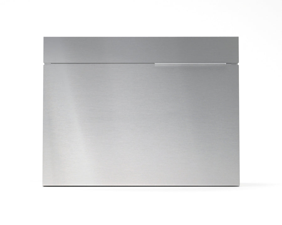 mitch modern mailbox vsons design#color_stainless-steel