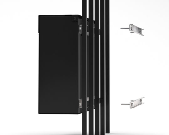 Support de boîte aux lettres pour clôture (boîte aux lettres non incluse et ne peut être achetée séparément****) - alternate view