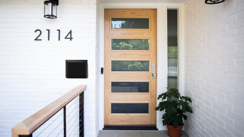 ANGEL modern mailbox vsons design black#color_black