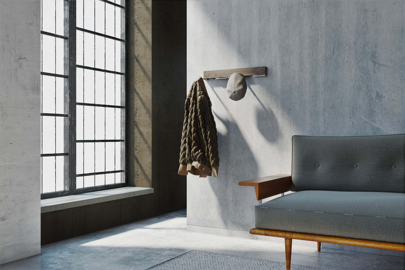 Oliver - Porte-manteau mural moderne en érable