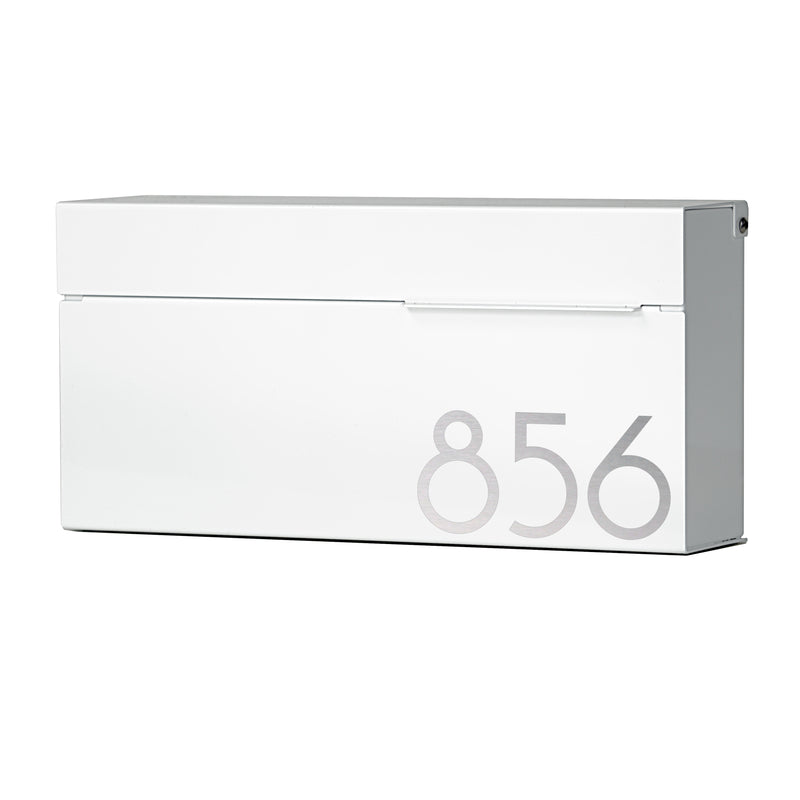 louis modern mailbox vsons design black#color_white