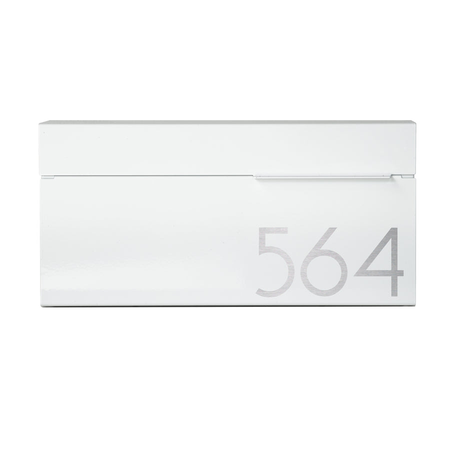 louis modern mailbox vsons design black#color_white
